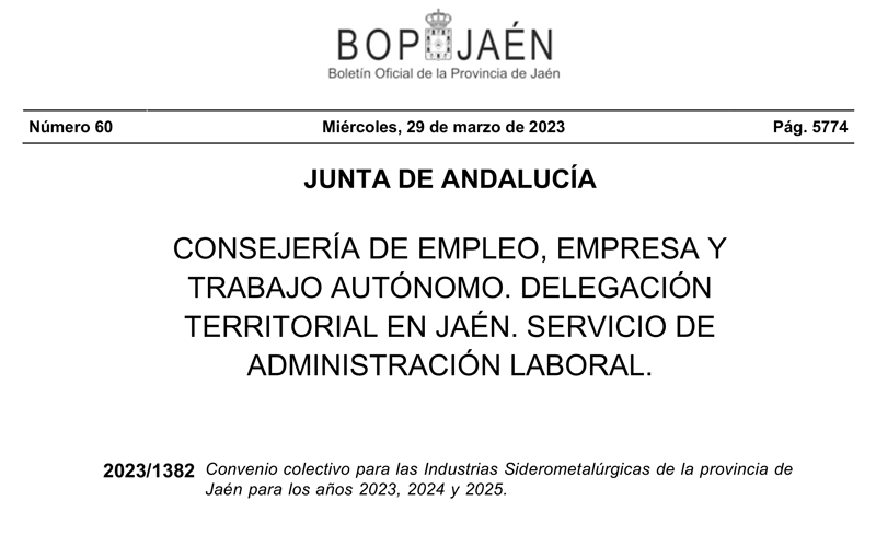 Convenio Sidero 2023-25